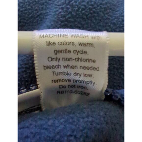 PENDLETON Two Tone Blue Reversible Outerwear Full Zip Fleece Vest Men's Size M - Picture 7 of 10